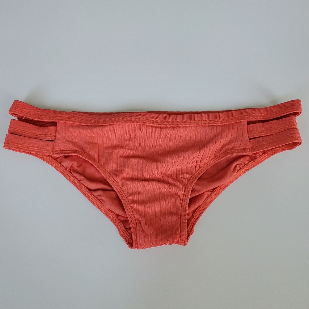 Seafolly Inka Rib Multi Strap Hipster swim bottom NWT